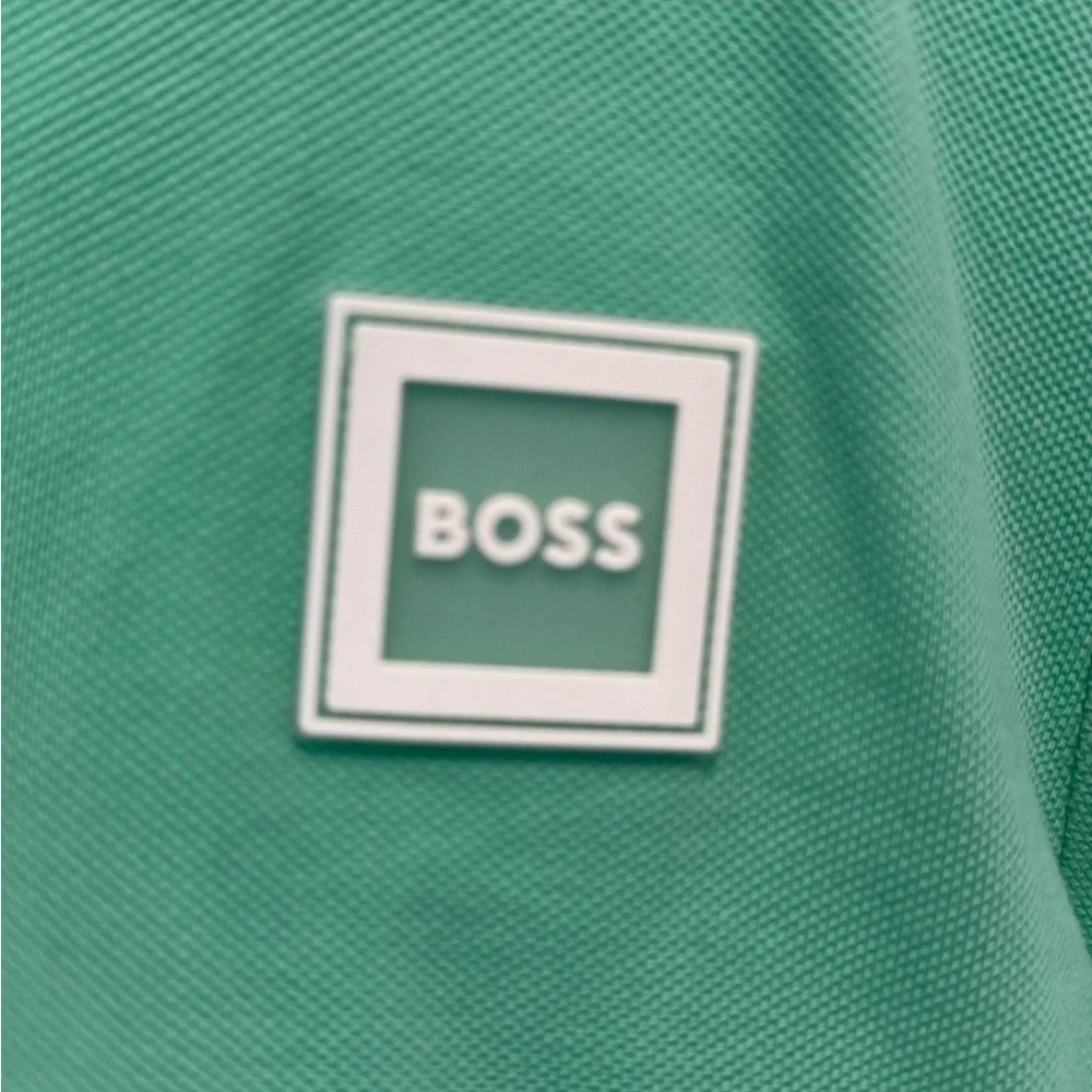Hugo Boss Boys / Kids Polo Shirt in Fresh Green - Picture 4 of 7